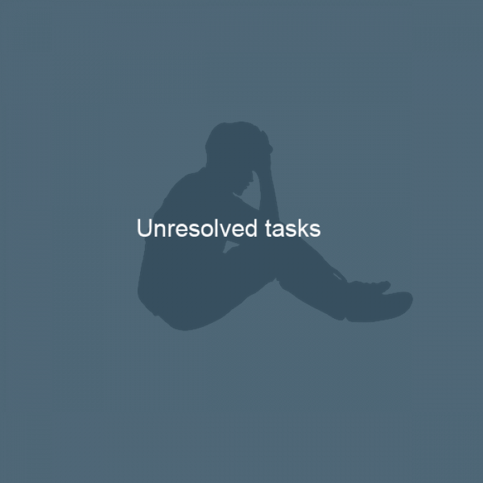 Unresolved tasks